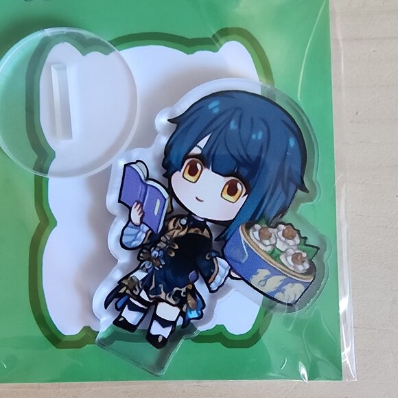 Fan Art Genshin Impact Characters Acrylic Stands Set Of 4 Childe Ganyu Xingqui - Picture 9 of 9